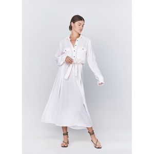 Acacia, Awa Dress, size M, in bone (off white)